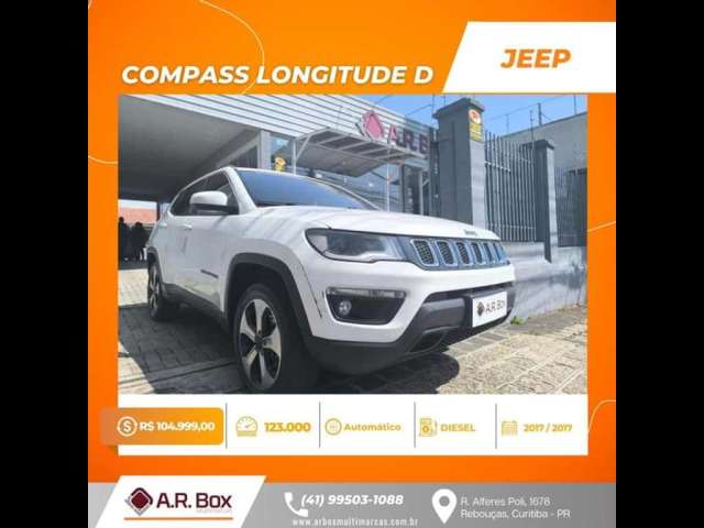 JEEP COMPASS LONGITUDE DIESEL 4X4 2017 BRANCO