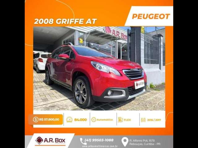 PEUGEOT 2008 GRIFFE AT 2017 VERMELHO