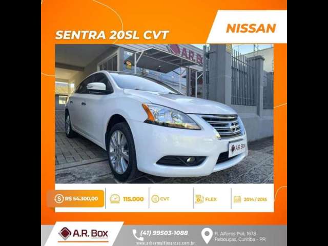 NISSAN SENTRA 20SL CVT 2015 BRANCO