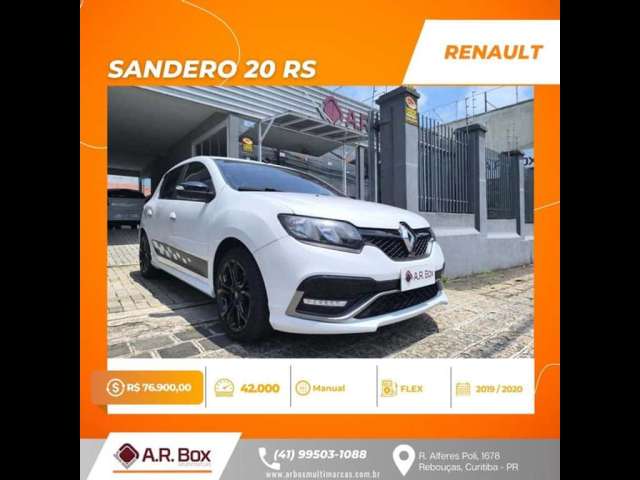 RENAULT SANDERO 20 RS 2020 BRANCO