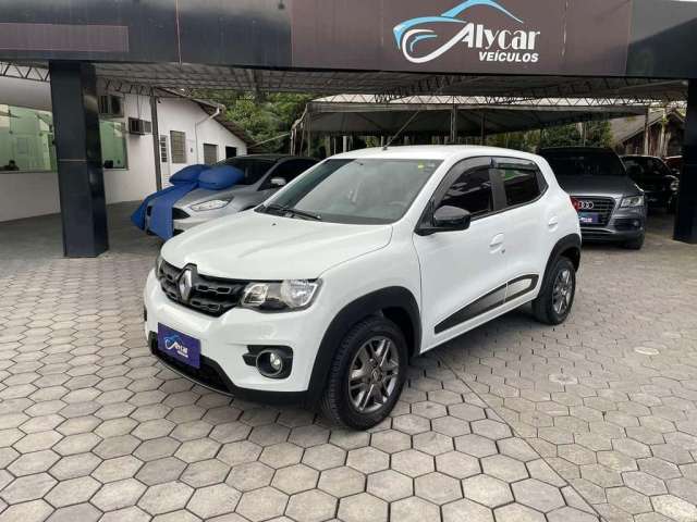 Renault Kwid Intense 1.0 Flex 12V 5p Mec.  - Branca - 2018/2019