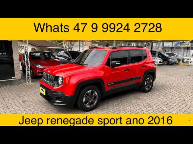 Jeep Renegade Sport 1.8 4x2 Flex 16V Aut. - Vermelha - 2016/2016