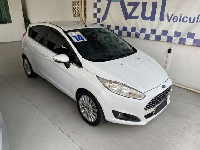 FORD NEW FIESTA TITANIUM 1.6 POWERSHIFT AUTOMATICO C/ BANCOS DE COURO 2014