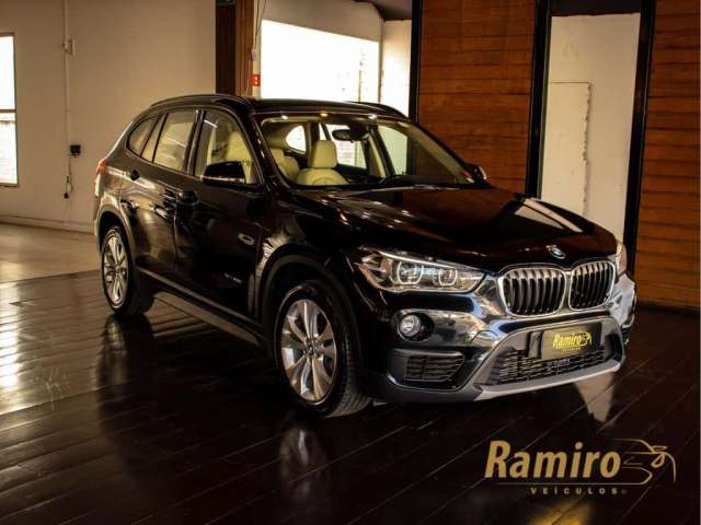 BMW X1 S20I ACTIVEFLEX - Preta - 2016/2016