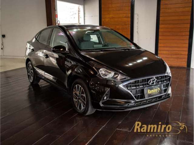 Hyundai HB20S Evol. Bluelink 1.0 TB Flex 12V Aut  - Preta - 2019/2020