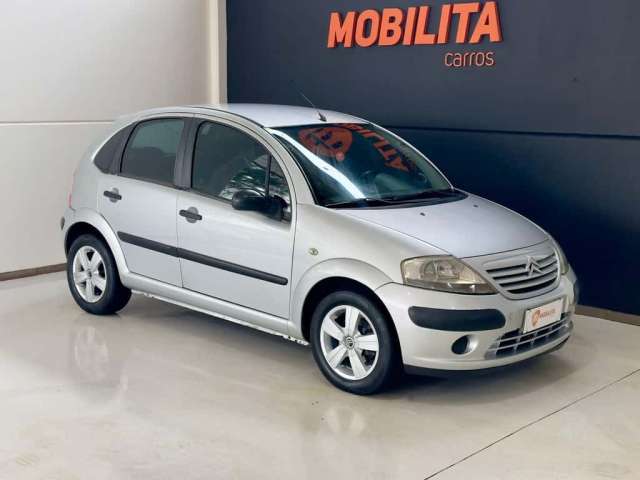 Citroën C3 / GLX 14 FLEX - Prata - 2007/2008