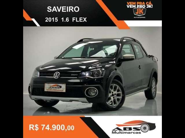 Veiculo - VW - VolksWagen Saveiro CROSS 1.6 T.Flex 16V CD 2015 Flex - NANI  MULTIMARCAS