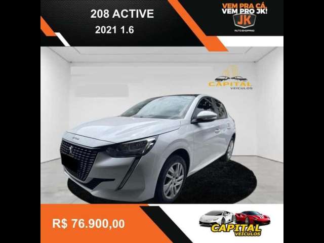 PEUGEOT 208 1.6 ACTIVE PACK 16V FLEX 4P AUTOMATICO 2021