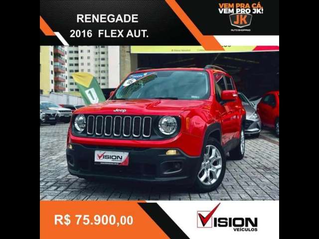 JEEP RENEGADE LONGITUDE 1.8 FLEX AUTOMATICO 2016