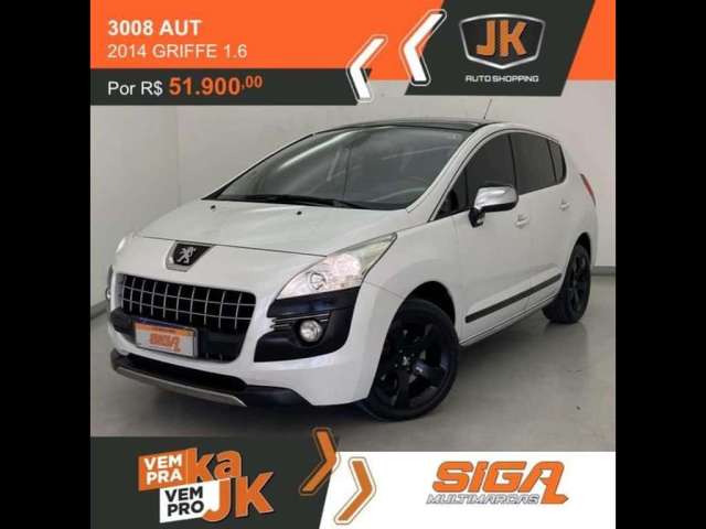 PEUGEOT 3008 1.6 GRIFFE THP 16V GASOLINA 4P AUT 2014