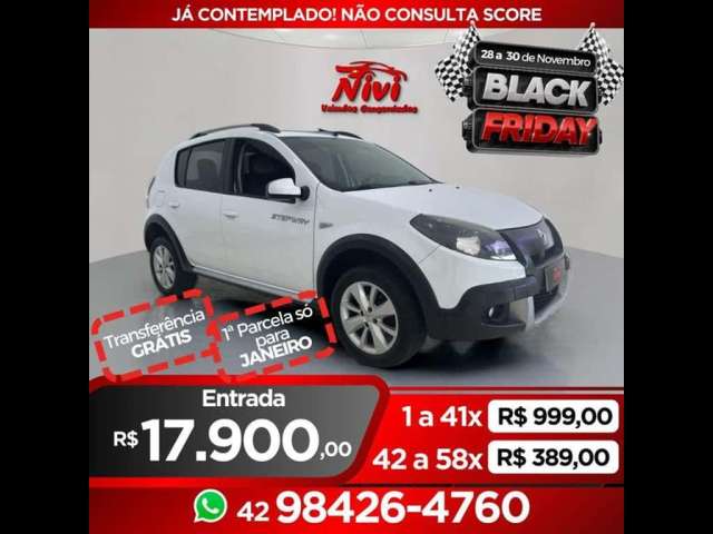 SANDERO AUTOMÁTICO! JÁ CONTEMPLADO! NAO CONSULTA SCORE