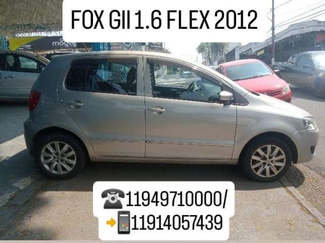 FOX GII 1.6 FLEX 2012 NOVISSIMO (VEICULO EM TRANSITO FOTOS EM BREVE)