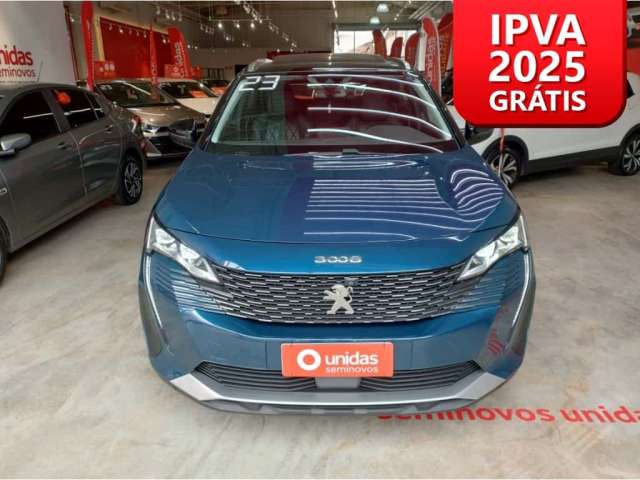 Peugeot 3008 2023 1.6 16v thp gasolina griffe automático