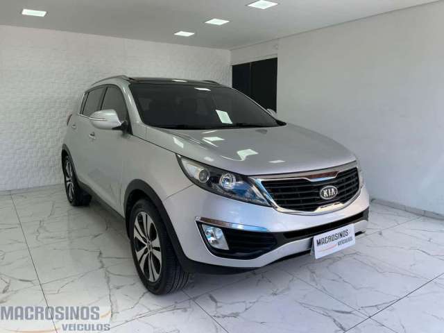 Kia Sportage Ex2 com teto solar - Prata - 2012/2013