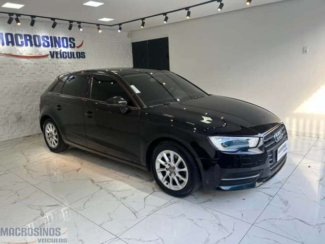 Audi A3 Sportback 1.4 TFSI S-tronic  - Preta - 2013/2014