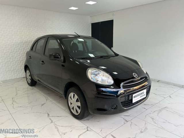 Nissan March S 1.0 completo - Preta - 2011/2012