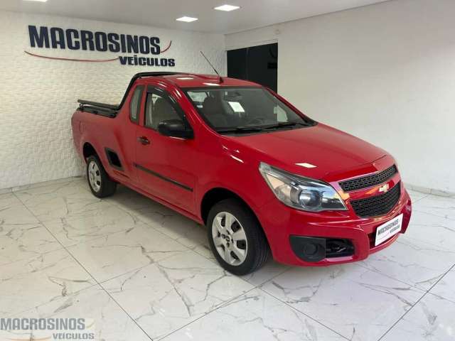 Chevrolet Montana LS 1.4 ECONOFLEX 8V 2p  - Vermelha - 2012/2013