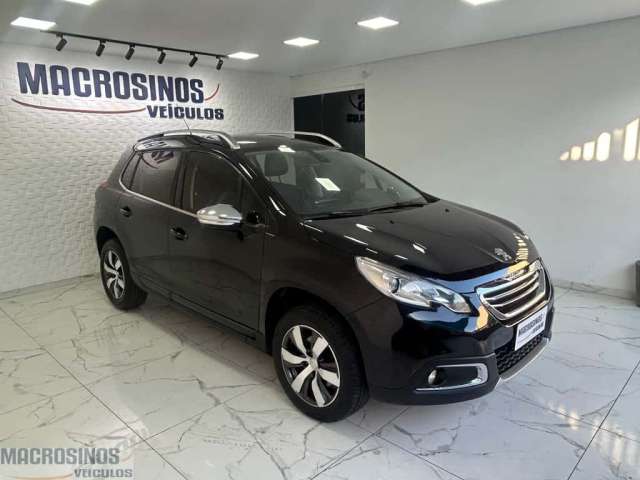 Peugeot 2008 Griffe 1.6 Turbo Flex 5p Mec.  - Preta - 2015/2016