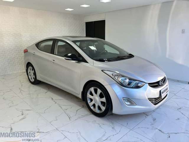 Hyundai Elantra GLS Automático com teto solar - Prata - 2012/2013