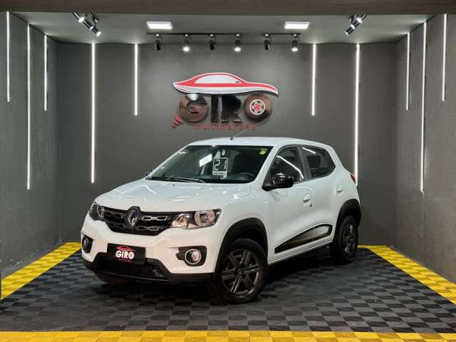 Renault Kwid Intense 1.0 Flex 12V 5p Mec.  - Branca - 2020/2021