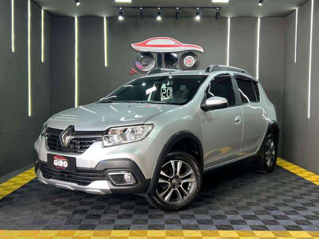 Renault Sandero STEPWAY ICONIC CVT - Prata - 2019/2020