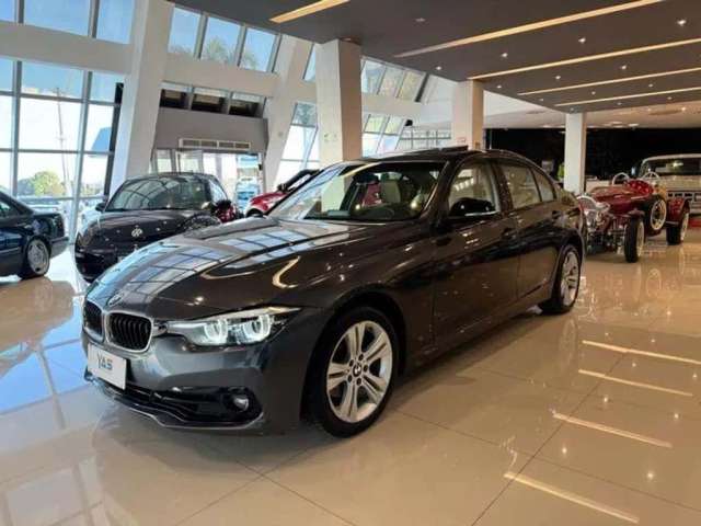 BMW 320i SPORT GP + TETO SOLAR - Cinza - 2017/2018