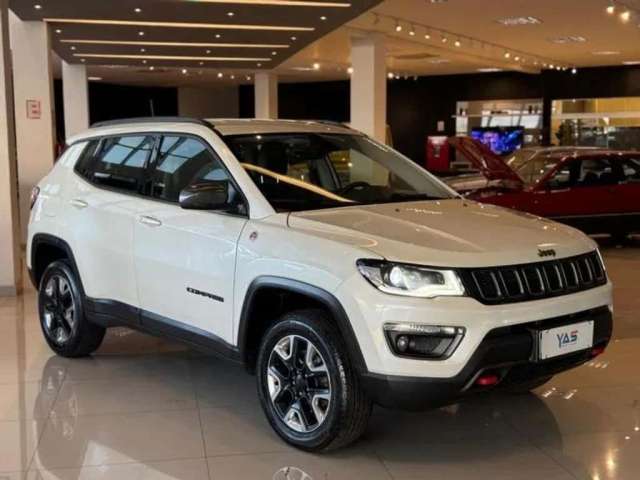 Jeep Compass TRAILHAWK 2.0 4X4 DIES. 16V AUT. - Branca - 2018/2018