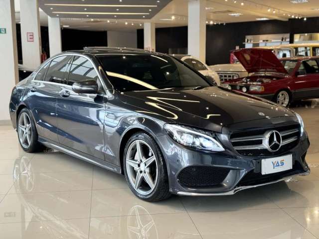 Mercedes-Benz C-250 Sport 2.0 16V 211cv Aut.  - Cinza - 2015/2015