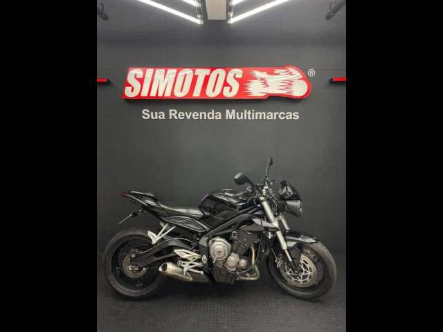 Triumph Street Triple Triple 765 S  - Preta - 2017/2018