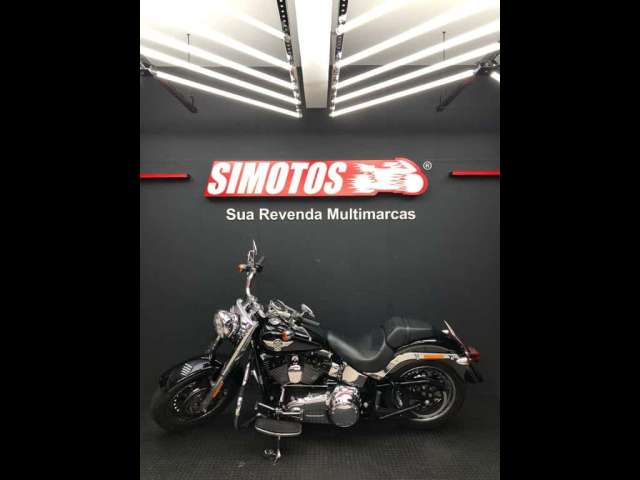 Harley Davidson Fat Boy FLSTF FLSTF - Preta - 2014/2014