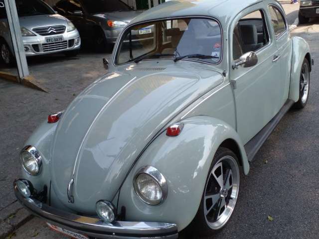 VW FUSCA 1300 L 2p 1981 cinza. VEICULO DE COLECIONADOR.