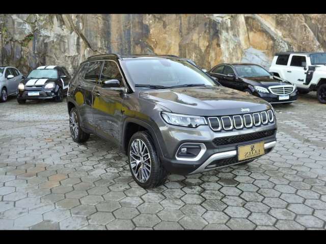 Jeep Compass LIMITED T350 2.0 TURBO 4X4 AT - Cinza - 2021/2022