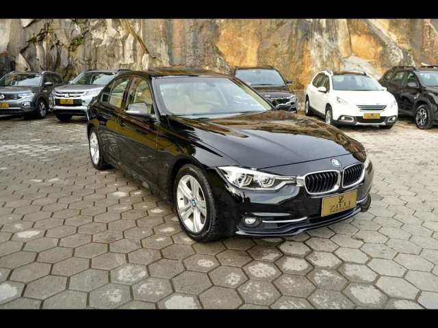 BMW 320i 2.0 SPORT TURBO ACTIVEFLEX AT - Preta - 2016/2017