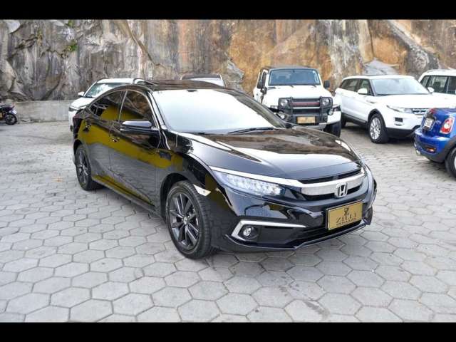 Honda Civic TOURING 1.5 TURBO AT - Preta - 2020/2021