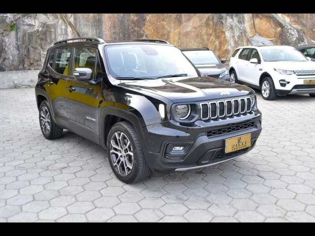 Jeep Renegade LONGITUDE T270 1.3 TURBO AT  - Preta - 2022/2022