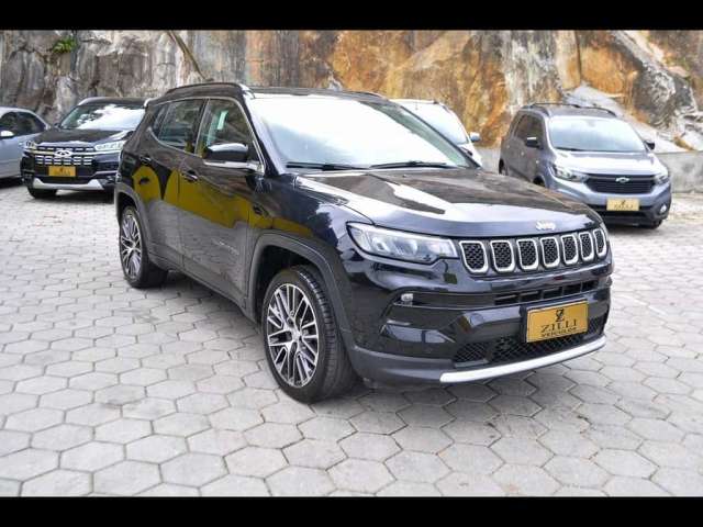 Jeep Compass LIMITED T270 1.3 TURBO AT - Preta - 2021/2022