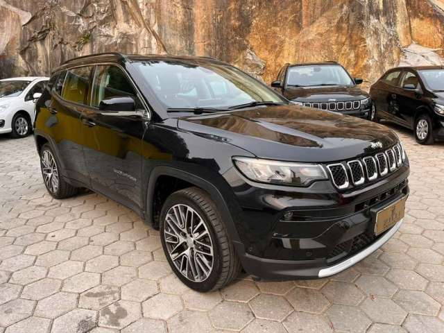 Jeep Compass LIMITED T270 1.3 TURBO AT - Preta - 2021/2022