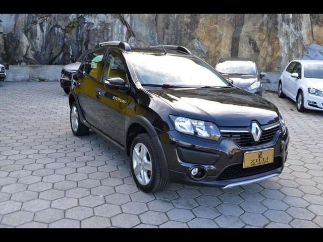 Renault Sandero STEPWAY 1.6 MT  - Preta - 2018/2019