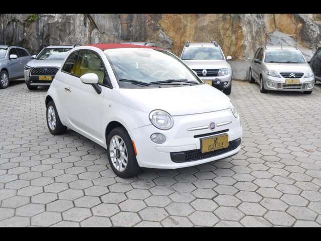 Fiat 500 CABRIO 1.4 DUALOGIC - Branca - 2014/2015