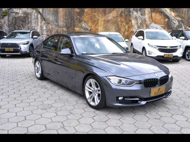 BMW 328 2.0 SPORT ACTIVEFLEX AT - Cinza - 2015/2015