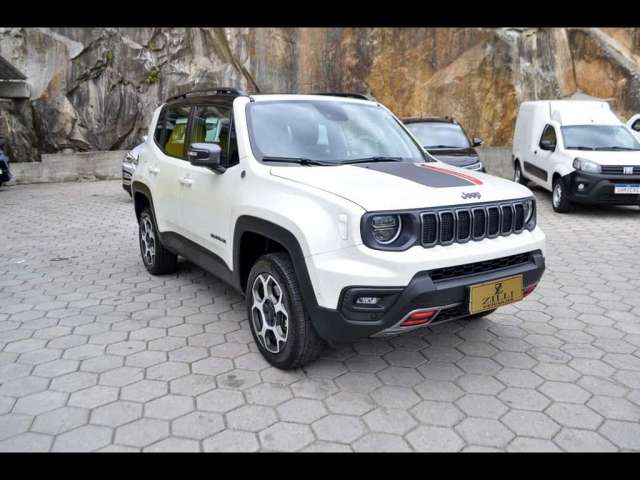 Jeep Renegade TRAILHAWK T270 1.3 TURBO 4X4 AT - Branca - 2023/2024