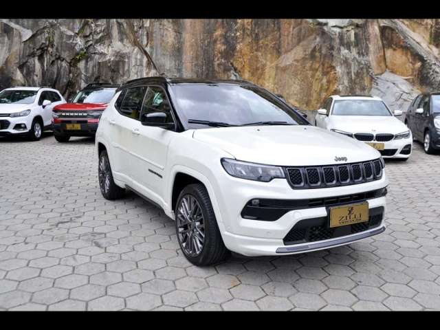 Jeep Compass S T270 1.3 TURBO AT - Branca - 2022/2023