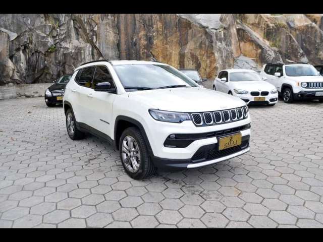 Jeep Compass LONGITUDE T270 1.3 TURBO AT - Branca - 2023/2024