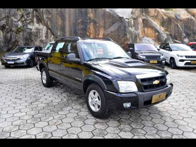 Chevrolet S-10 ADVANTAGE  CD 2.4 MT (GNV) - Preta - 2008/2009