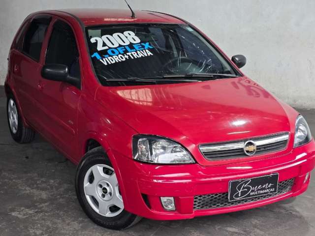 GM Corsa Hatch Vermelho VHC Barato Aceito Trocas e Financio - 2008