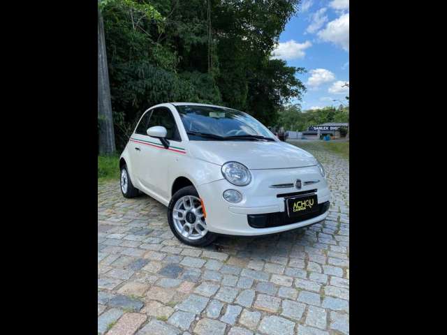 Fiat 500 Cult 1.4 Flex 8V EVO Dualogic  - Branca - 2012/2012