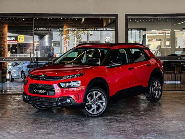 Citroën C4 CACTUS FEEL 1.6 16V Flex Aut.  - Vermelha - 2021/2022