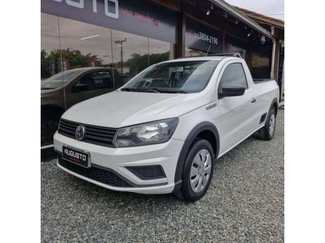 Volkswagen Saveiro Robust 1.6 Total Flex 8V  - Branca - 2018/2019