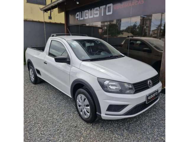 Volkswagen Saveiro Robust 1.6 Total Flex 8V  - Branca - 2018/2019