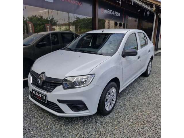 Renault Logan Life Flex 1.0 12V 4p Mec.  - Branca - 2022/2023